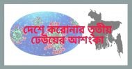 দেশে করোনার তৃতীয় ঢেউয়ের আশংকা জুনে