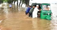 সিলেট ও সুনামগঞ্জের নিম্নাঞ্চল বন্যা কবলিত