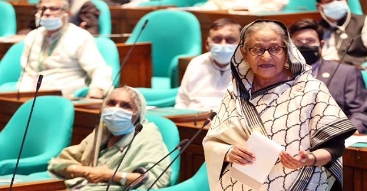 বাংলাদেশ ফিলিস্তিনের পাশে আছে: সংসদে প্রধানমন্ত্রী শেখ হাসিনা