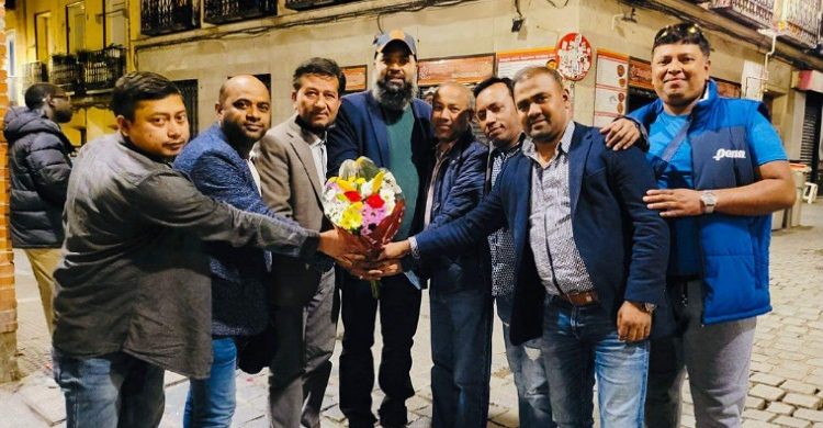 মাদ্রিদে সংবর্ধিত হলেন গ্রেটার ঢাকার সভাপতি সোহেল ভূঁইয়া