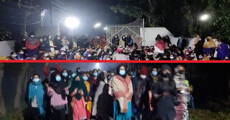 শাবিপ্রবিতে অসন্তোষ, মধ্যরাতে  বিক্ষোভ, হল প্রভোস্টের পদত্যাগ দাবি