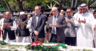 বঙ্গবন্ধুর সমা‌ধিতে বাংলাদেশে নিযুক্ত ৪০ রাষ্ট্রদূতের শ্রদ্ধা