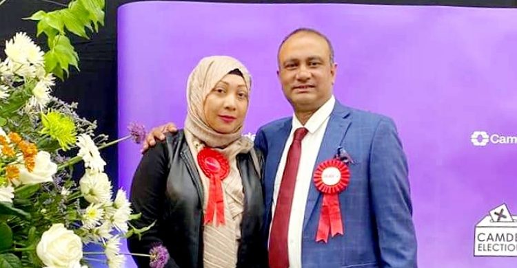 আজাদ-নাজমা দম্পতি: স্বামী সিলেটের, স্ত্রী লন্ডনের কাউন্সিলর