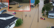 যুক্তরাষ্ট্রের কেনটাকিতে ভয়াবহ বন্যা, মৃত্যু অর্ধশতাধিক, জরুরি অবস্থা