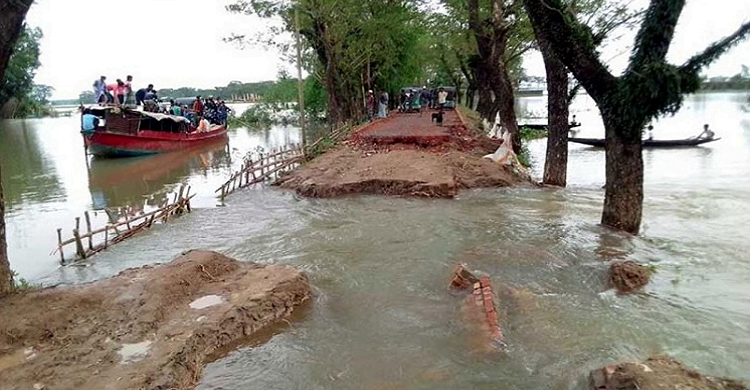 সিলেট : বন্যায় ক্ষতিগ্রস্ত সড়ক মেরামতের কাজ এক মাসের মধ্যে