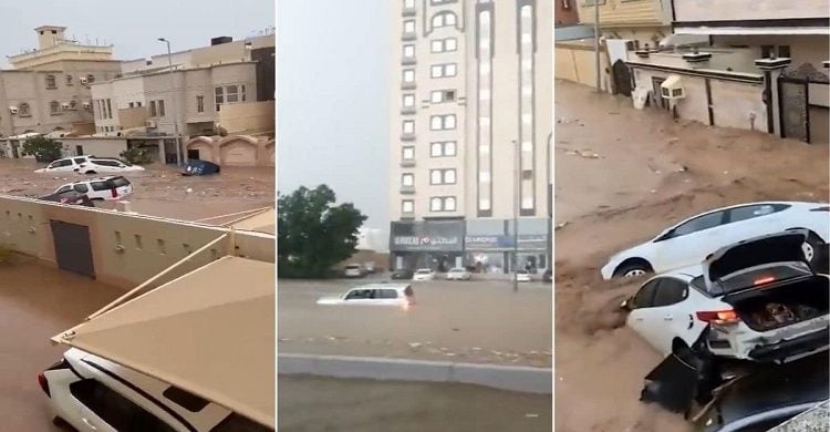 ভারী বৃষ্টি জেদ্দায়: ফ্লাইট বাতিল, বন্ধ স্কুল-কলেজ