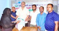 বিশ্বনাথ: ইন্তাজ আলী মেমোরিয়াল ট্রাস্টের খাদ্যসামগ্রী পেয়েছে ২ শতাধিক পরিবার