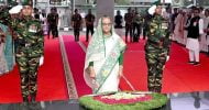 মুজিবনগর দিবস: বঙ্গবন্ধুর প্রতিকৃতিতে প্রধানমন্ত্রীর শ্রদ্ধা