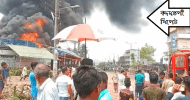 সিলেটে মার্কেটে আগুন