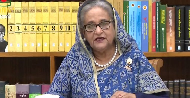 আমাদেরকে নিষেধাজ্ঞার ভয় দেখিয়ে লাভ নেই: প্রধানমন্ত্রী