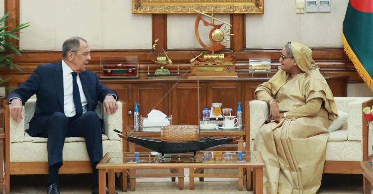 প্রধানমন্ত্রীর সঙ্গে রুশ পররাষ্ট্রমন্ত্রীর সাক্ষাৎ
