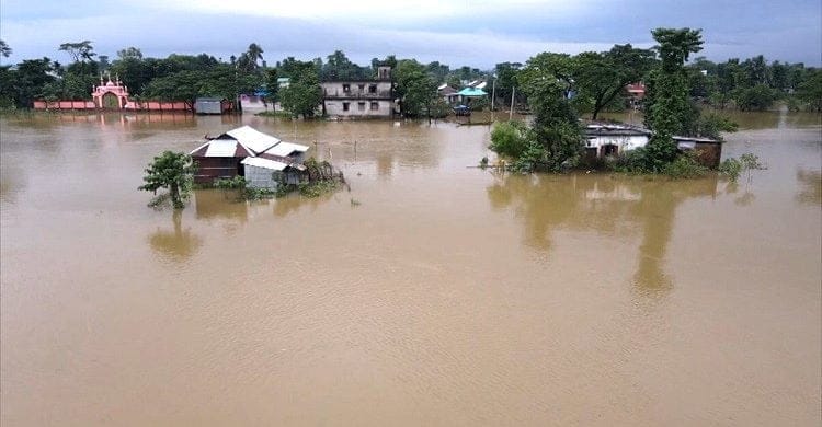 সিলেটে আরও ভারী বৃষ্টির পূর্বাভাস, বন্যা পরিস্থিতির অবনতির আশংকা