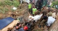 টিলা ধস: সিলেটে সেনাবাহিনী উদ্ধার করেছে স্বামী-স্ত্রী ও শিশুর মরদেহ