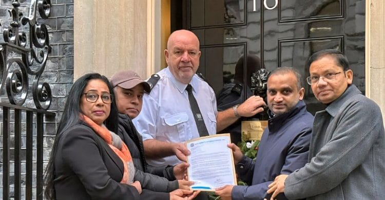 বাংলাদেশে মব জাস্টিস ও সাধারণ মানুষের নিরাপত্তা চেয়ে ব্রিটিশ প্রধানমন্ত্রীকে স্মারকলিপি