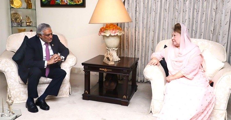 খালেদা জিয়ার সঙ্গে ইসহাক দার সাক্ষাৎ করলেন