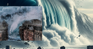 ১০০০ ফুট উচ্চ মেগা সুনামিতে বিলীন হয়ে যেতে পারে যুক্তরাষ্ট্রের বিশাল ভূখণ্ড