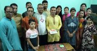 মৌলভীবাজারে দৈনিক ডেসটিনির প্রতিনিধি রিপন কান্তি ধরের জন্মদিন পালন