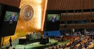 যুক্তরাষ্ট্র-ইসরায়েলকে উপেক্ষা, জাতিসংঘে ফিলিস্তিনের পক্ষে বিশ্বনেতাদের সমাবেশ