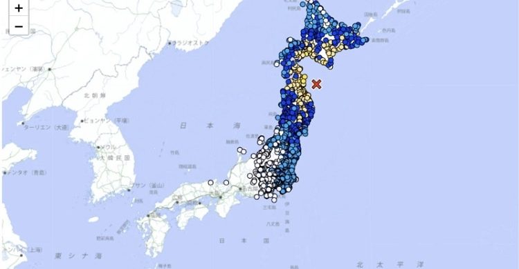 জাপানে ৭.২ মাত্রার ভূমিকম্প