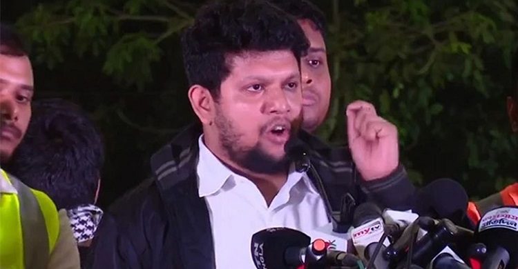 সর্বদলীয় প্রতিরোধ সমাবেশে যে বিষয়ে জোর দিলেন মাহফুজ আলম