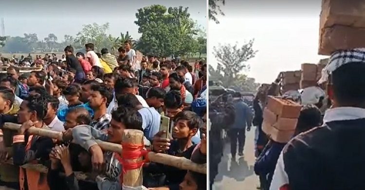 ৩৩ বছর পর বাবরি মসজিদ নির্মাণে মানুষের ঢল