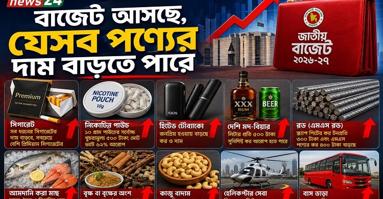 বাজেট আসছে, যেসব পণ্যের দাম বাড়তে পারে